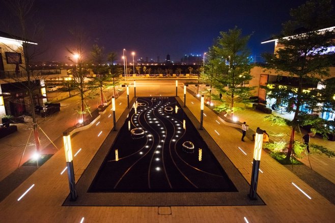 璀璨夜色映照未來 示范區(qū)的夜景照明藝術(shù)與科技